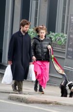 HELENA BONHAM CARTER and Rye Dag Holmboe Out in London 04/03/2020