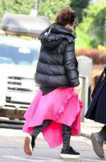 HELENA BONHAM CARTER and Rye Dag Holmboe Out with Their Dog in London 04/03/2020