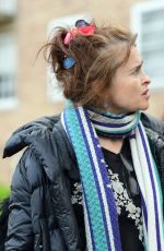 HELENA BONHAM CARTER Out and About in London 04/16/2020