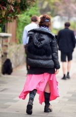 HELENA BONHAM CARTER Out and About in London 04/16/2020