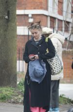 HELENA BONHAM CARTER Shopping at Budgens Supermarket in London 04/08/2020