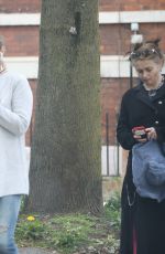 HELENA BONHAM CARTER Shopping at Budgens Supermarket in London 04/08/2020