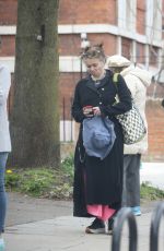 HELENA BONHAM CARTER Shopping at Budgens Supermarket in London 04/08/2020