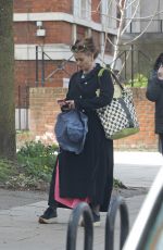 HELENA BONHAM CARTER Shopping at Budgens Supermarket in London 04/08/2020