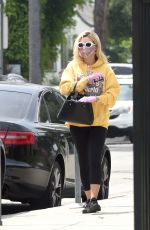 HOLLY MADISON Wearing Mask and Gloves Out in Los Angeles 04/29/2020