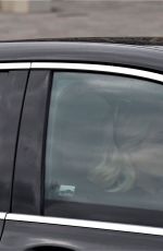 HOLLY WILLOGHBY Leaves ITV Studios in Her Electric Mercedes 04/01/2020