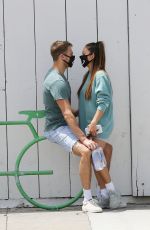 INANNA SARKIS and Matthew Noszka Shopping at Whole Food in Los Angeles 04/26/2020