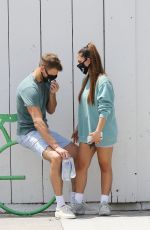 INANNA SARKIS and Matthew Noszka Shopping at Whole Food in Los Angeles 04/26/2020