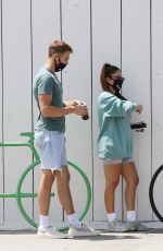 INANNA SARKIS and Matthew Noszka Shopping at Whole Food in Los Angeles 04/26/2020