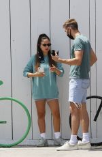 INANNA SARKIS and Matthew Noszka Shopping at Whole Food in Los Angeles 04/26/2020