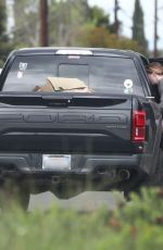IRELAND BALDWIN at a Dog Park in Los Angeles 04/12/2020