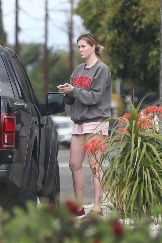 IRELAND BALDWIN at a Dog Park in Los Angeles 04/12/2020