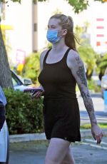IRELAND BALDWIN Wearing Mask at Whole Foods in Los Angeles 04/14/2020