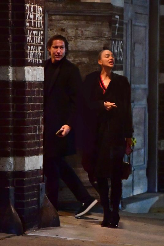 IRINA SHAYK and Vito Schnabel Night Out in New York 04/01/2020