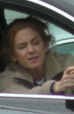 ISLA FISHER Driving Out in West Hollywood 04/10/2020