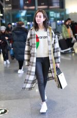 JANINE CHAG at Airport in Shanghai 04/13/2020