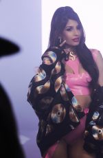 JASMIN WALIA on the Set of Music Video for Her Want Me Song 04/03/2020