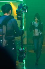 JASMIN WALIA on the Set of Music Video for Her Want Me Song 04/03/2020