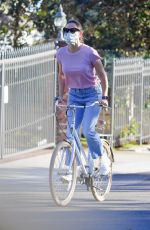 JENNIFER GARNER Riding Bike Out in Santa Monica 04/15/2020