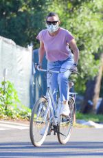 JENNIFER GARNER Riding Bike Out in Santa Monica 04/15/2020