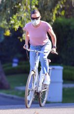 JENNIFER GARNER Riding Bike Out in Santa Monica 04/15/2020