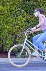 JENNIFER GARNER Riding Bike Out in Santa Monica 04/15/2020