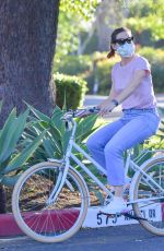 JENNIFER GARNER Riding Bike Out in Santa Monica 04/15/2020