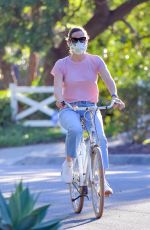 JENNIFER GARNER Riding Bike Out in Santa Monica 04/15/2020