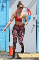 JENNIFER LOPEZ Leaves a Gym in Miami 04/01/2020
