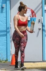 JENNIFER LOPEZ Leaves a Gym in Miami 04/01/2020