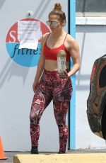 JENNIFER LOPEZ Leaves a Gym in Miami 04/01/2020