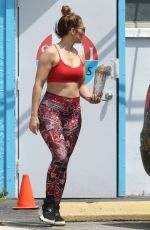 JENNIFER LOPEZ Leaves a Gym in Miami 04/01/2020