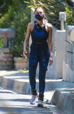 JESSICA ALBA Wearing Mask Out in Beverly Hills 04/19/2020