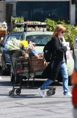 JESSICA CHASTAIN Out Shopping in Palos Verdes 04/04/2020