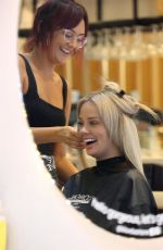 JESSIKA POWER Gets Her Hair Done at Gold Coast 04/20/2020