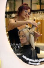 JESSIKA POWER Gets Her Hair Done at Gold Coast 04/20/2020