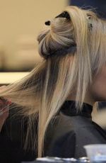 JESSIKA POWER Gets Her Hair Done at Gold Coast 04/20/2020