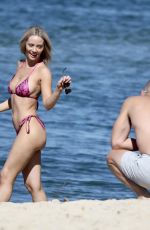 JESSIKA POWER in Bikini at a Beach on Gold Coast 04/22/2020