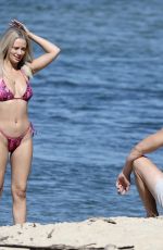 JESSIKA POWER in Bikini at a Beach on Gold Coast 04/22/2020
