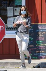 JORDANA BREWSTER Wearing Mask on Gloves Out for Ice Cream in Los Angeles 04/16/2020