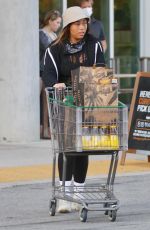 JORDYN WOODS Out Shopping Groceries in Los Angeles 04/02/2020