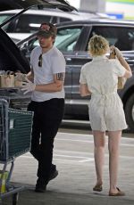 JULIA GARNER and Mark Foster at Whole Foods in Studio City 04/23/2020
