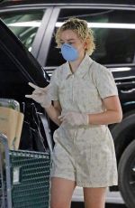 JULIA GARNER and Mark Foster at Whole Foods in Studio City 04/23/2020