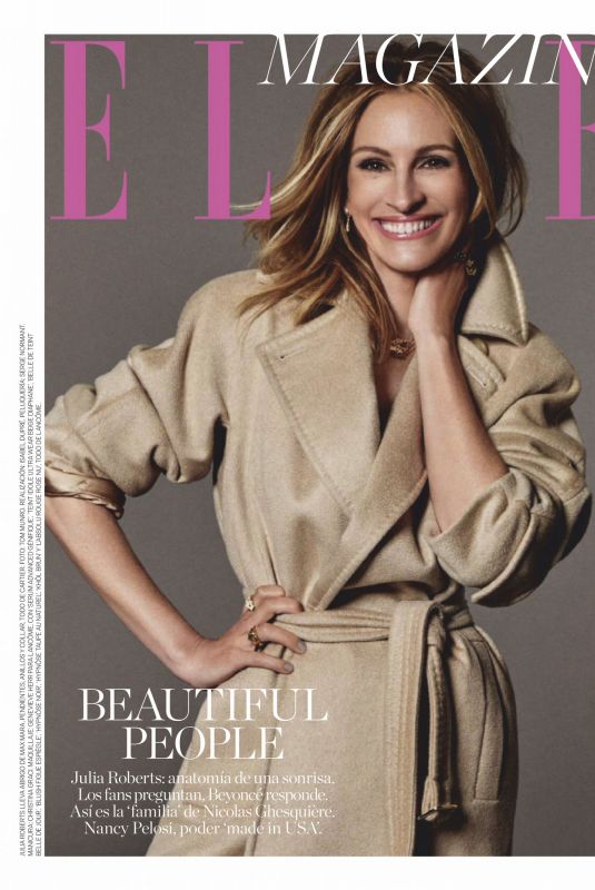 JULIA ROBERTS in Elle Magazine, Spain February 2020