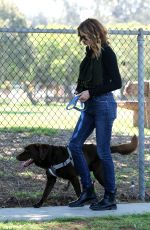 JULIA ROBERTS Out with Her Dog in Malibu 04/27/2020