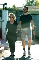 JULIANNE HOUGH and Ben Barnes Out in Los Angeles 04/15/2020