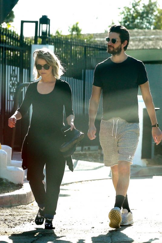 JULIANNE HOUGH and Ben Barnes Out in Los Angeles 04/15/2020