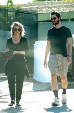 JULIANNE HOUGH and Ben Barnes Out in Los Angeles 04/15/2020