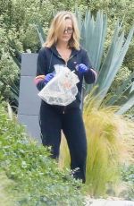 JULIE BENZ Outside Her Home in Los Angeles 04/12/2020