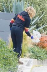 JULIE BENZ Outside Her Home in Los Angeles 04/12/2020